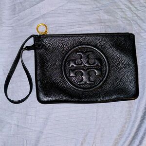 Tory Burch Black Wristlet